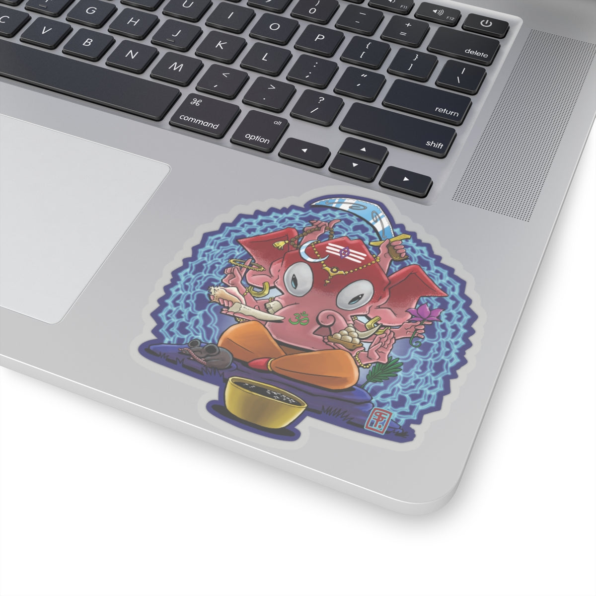 Psychedelic Ganesh Kiss-Cut Sticker