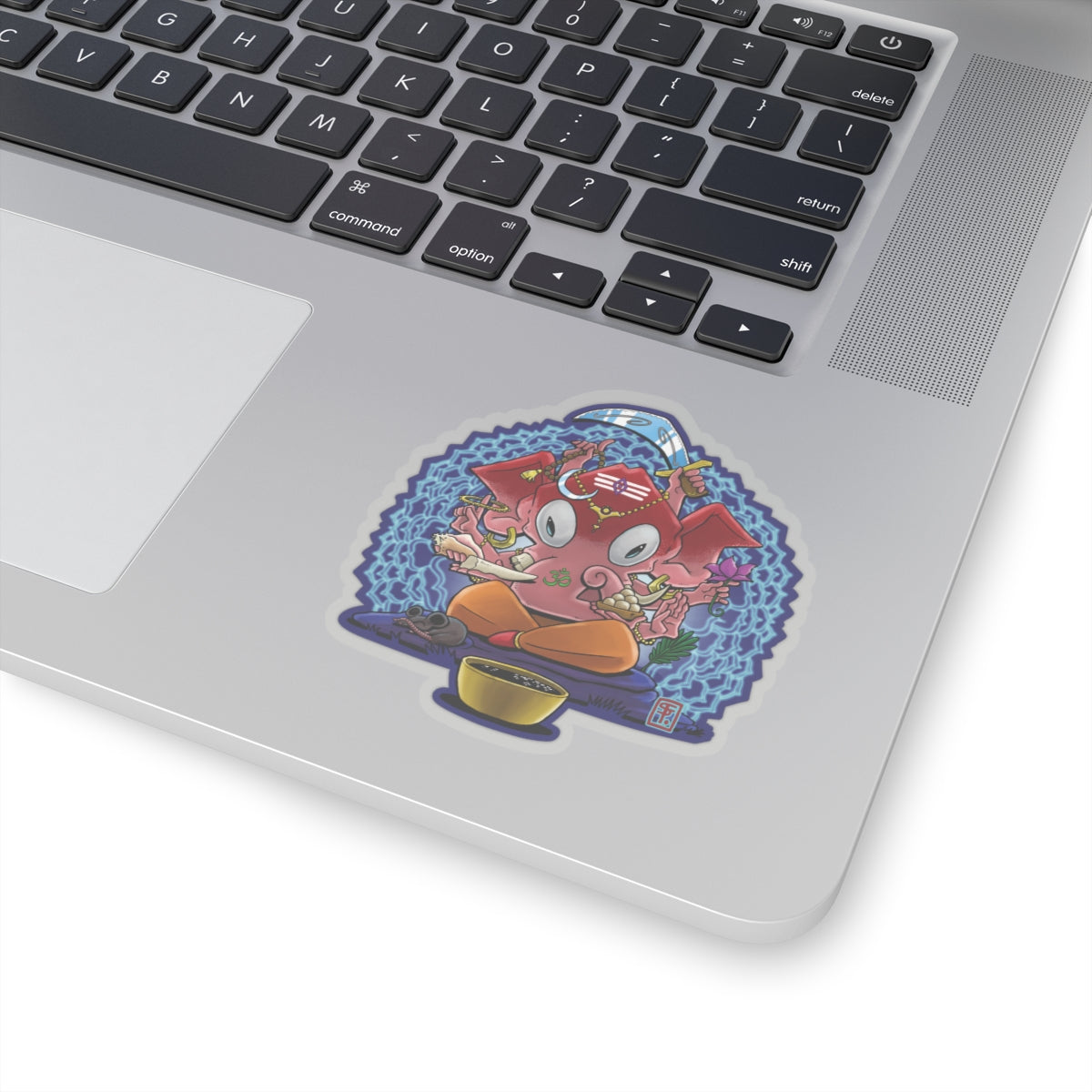 Psychedelic Ganesh Kiss-Cut Sticker