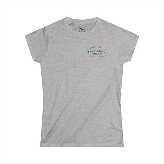 Cheyenne Canyon Women's Vintage Map T-Shirt