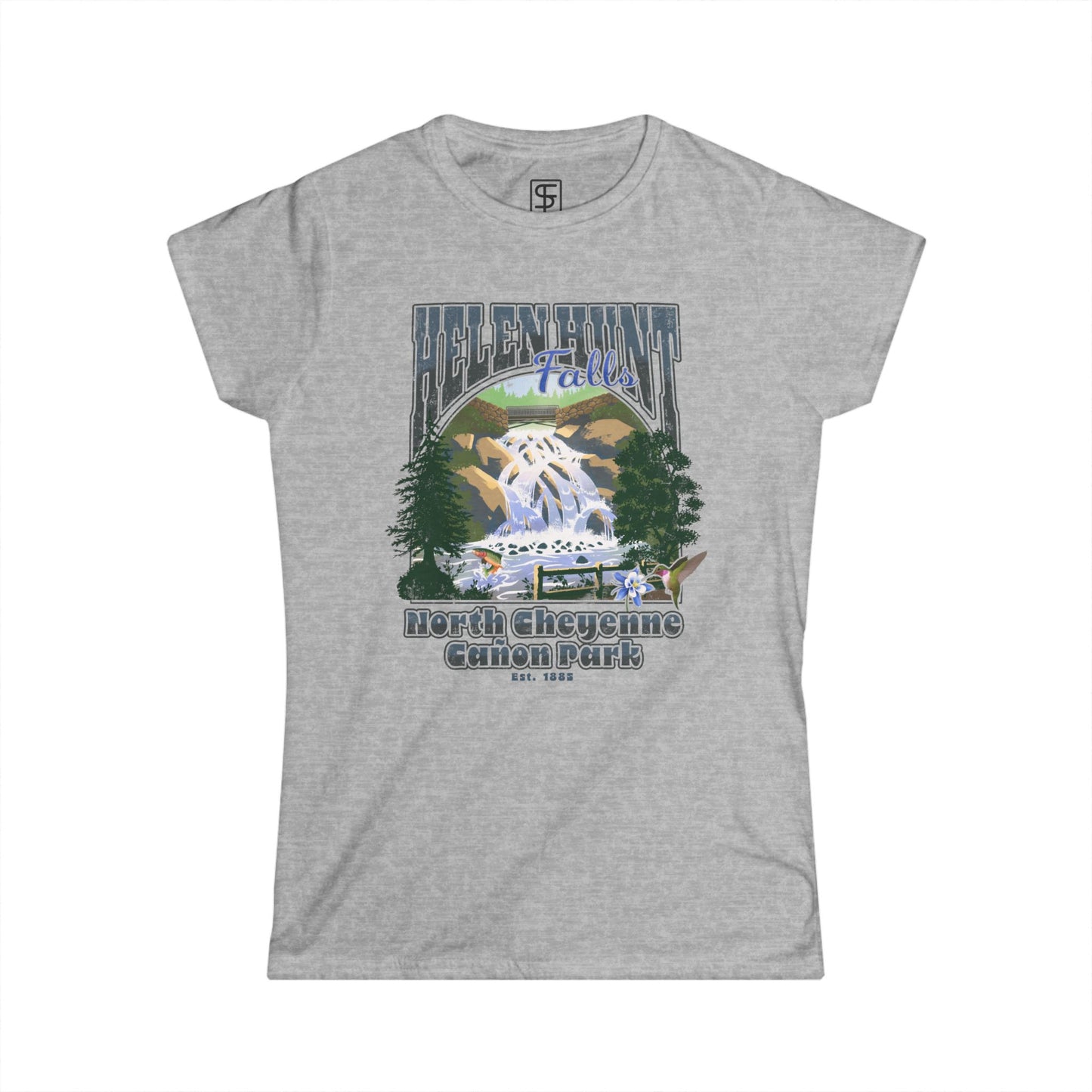 Helen Hunt Falls Women's Vintage Graphic Tee