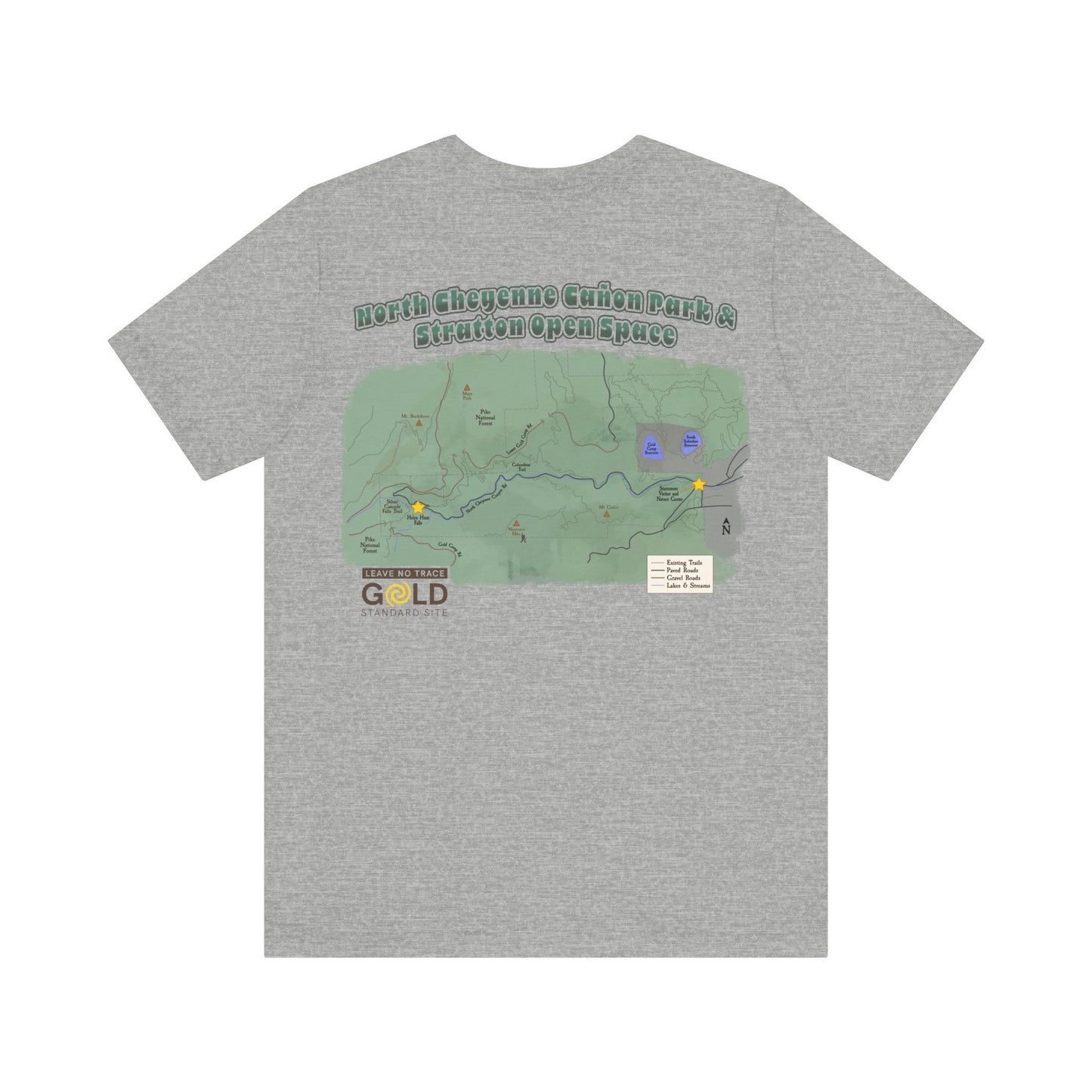 Helen Hunt Falls Vintage Map Tee